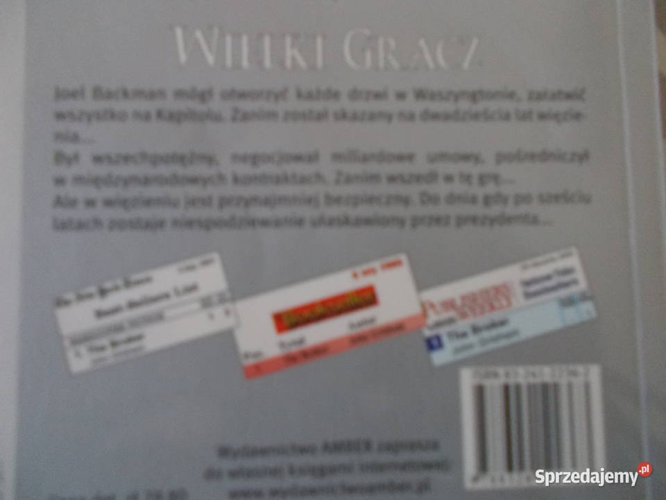 John Grisham Wielki gracz Głubczyce