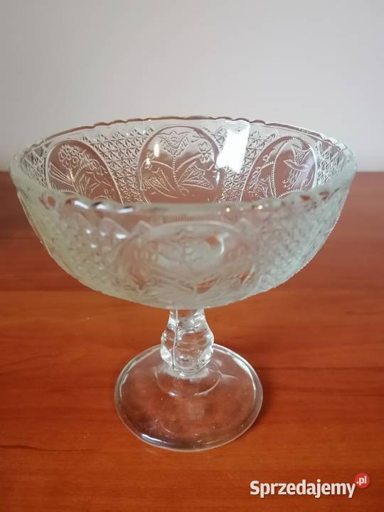 Cukiernica Medaliony Ząbkowice PRL Porcelana i szkło