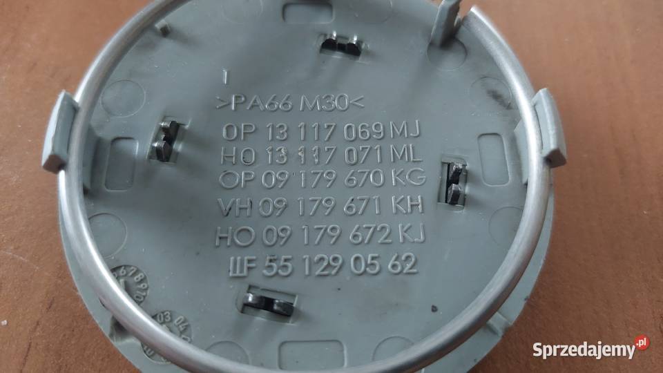 Dekielki OPEL 65 mm 09127953GD komplet 4 sztuki Dekielki Szczecin