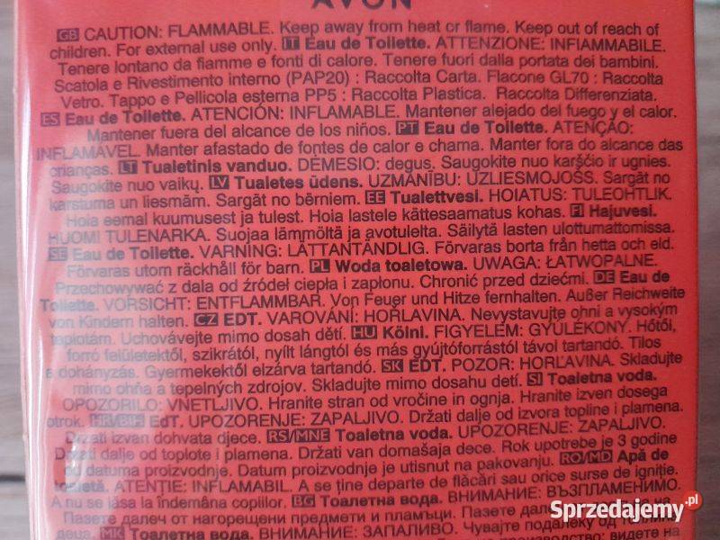 Woda toaletowa Avon Full Speed Boost 75ml Siadcza