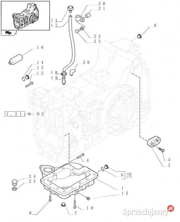 Holland T6010 Pokrywa 84181788 Pozostałe Jastrzębniki