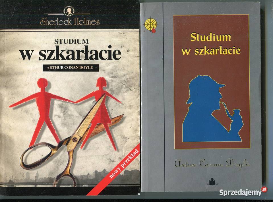 Studium w szkarłacie Artur Conan Doyle 2 wydania Szczecin