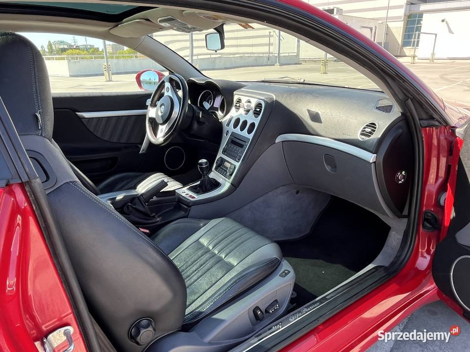 Alfa Romeo Brera czerwona 32 V6 JTS 260 napęd Q4 mazowieckie Warszawa