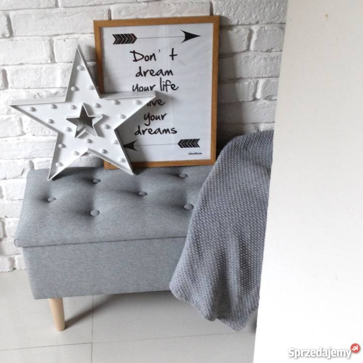 Skrzynia siedzisko do przedpokoju przed łóżko na Warszawa