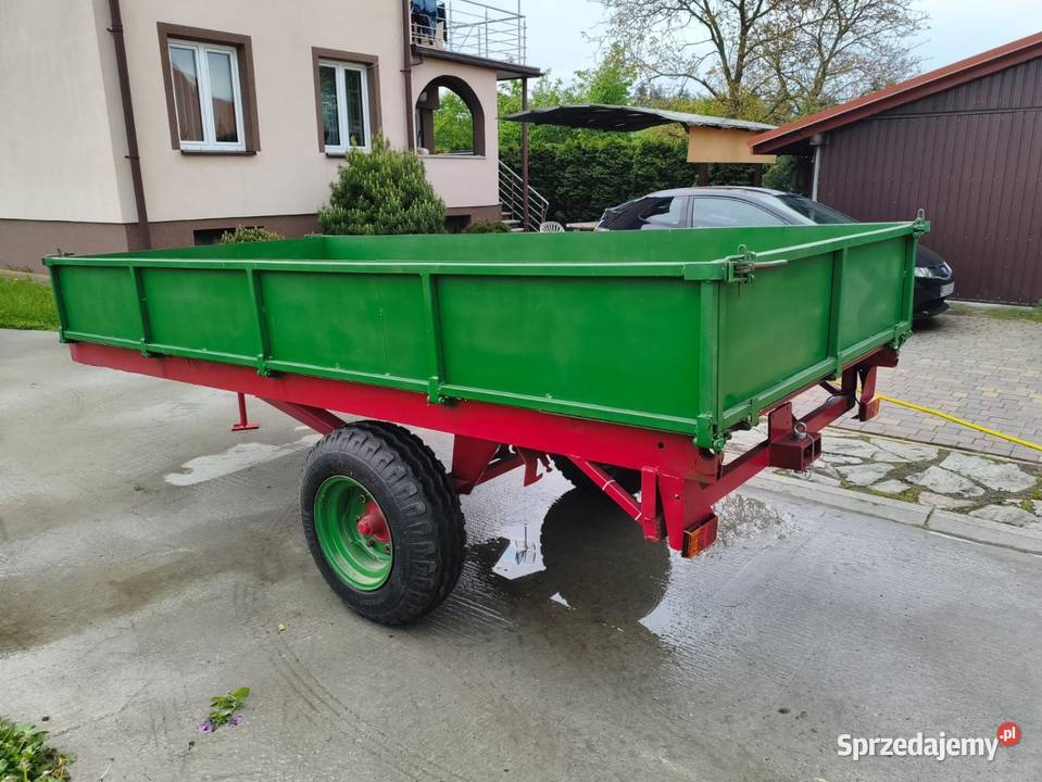 Przyczepa jednoosiowa sztywna nieuszkodzony