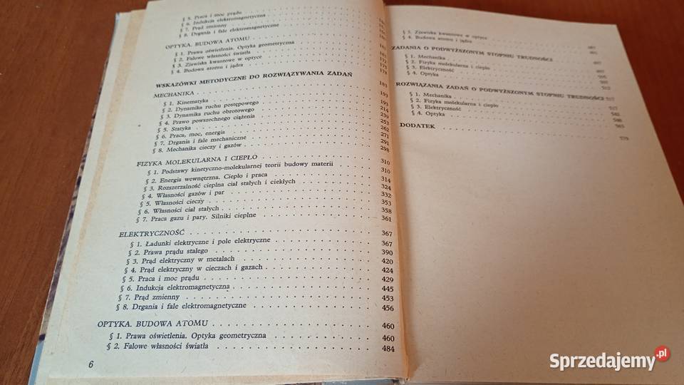 Zadania z fizyki SU Gonczarenko 1973 fizyka Gdańsk