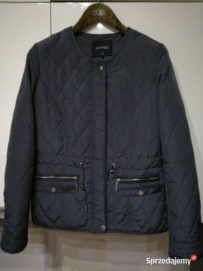 Kurtka damska w kolorze szarym modnie pikowana Lublin