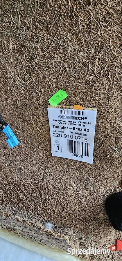 Wentylator fotela oparcie mercedes w220 wielkopolskie Zbąszyń