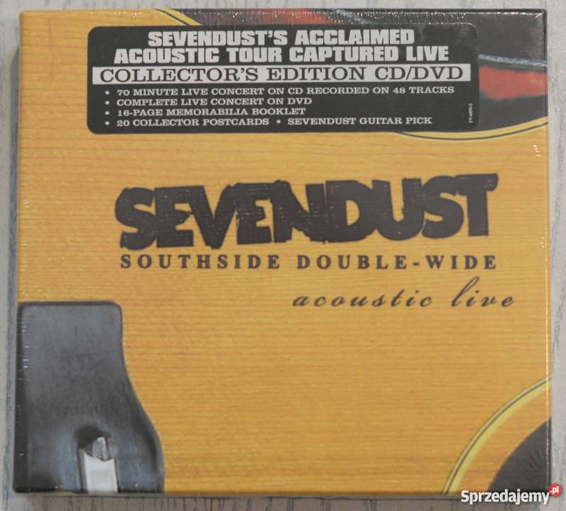 SEVENDUST Southside Double Wide CDDVD 2 płyty Gorzów Wielkopolski