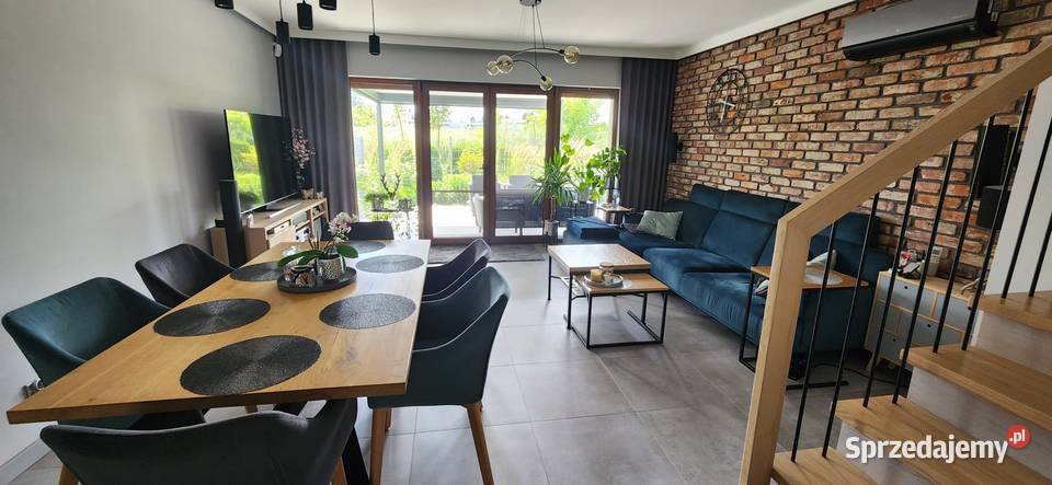 Dom szeregowiec skrajny segment z garażem Luboń mieszkalny