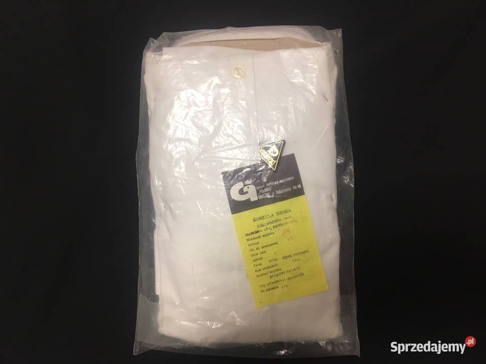 PRL koszula męska biała Polanex Gniezno Nowa Rozmiar M Kołobrzeg