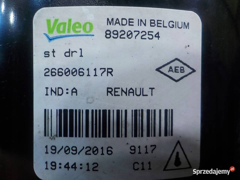 MERCEDES CITAN 15 CDI 16r VAN LONG halogen prawy mazowieckie