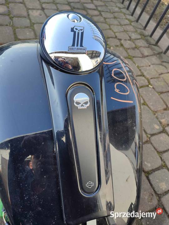 harley zbiornik klapka konsola skull Trzciana
