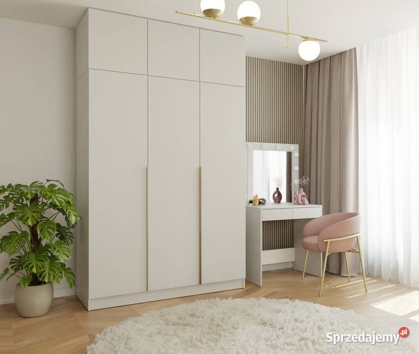Szafa SENSO 3D Wysoka Z NADSTAWKĄ KASZMIR 150 150cm