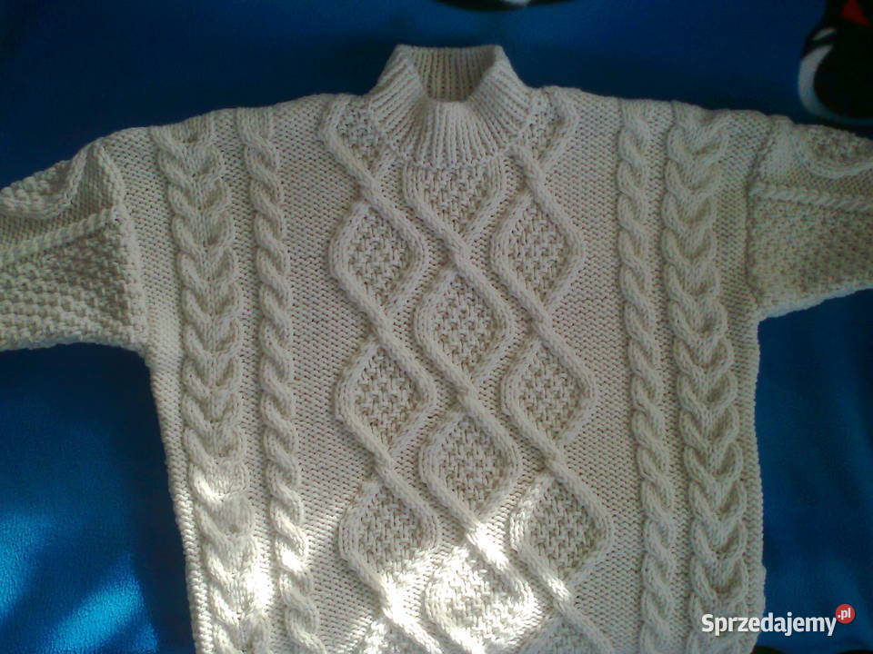 Sweter damski wykonanie na drutach na zamówienie