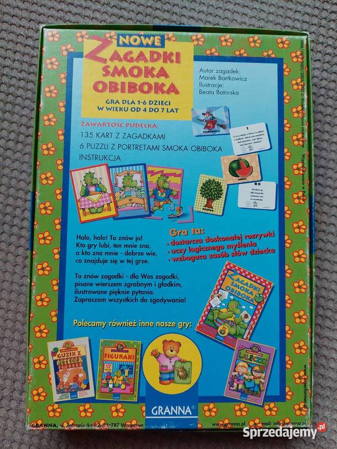 Nowe zagadki smoka Obiboka małopolskie Kraków sprzedam