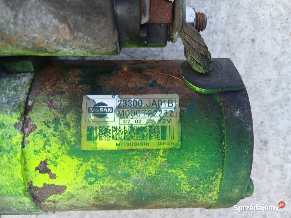 Oryginalny rozrusznik 23300JA01B JA00D Renault Szczerbice