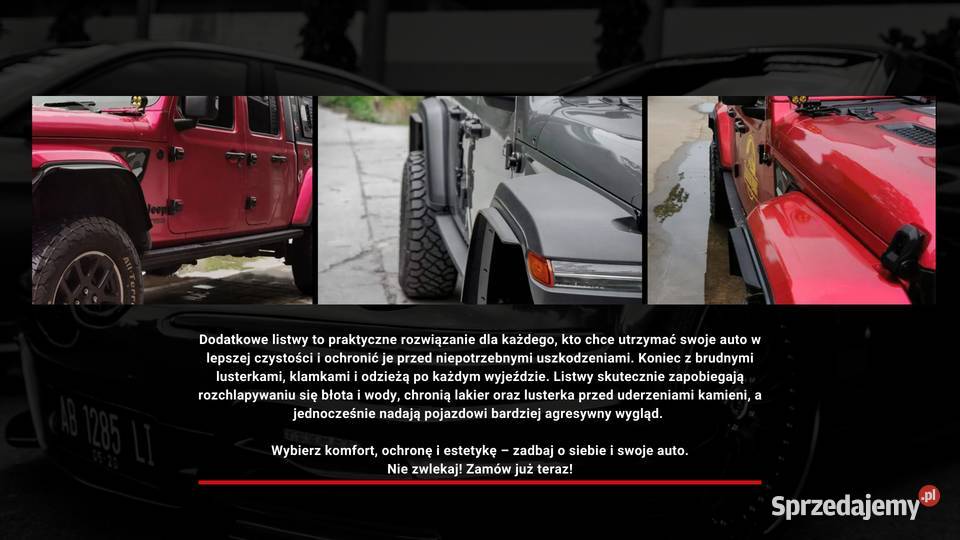 Gladiator JT Listwy poszerzające nadkola Listwy i nakładki Chrzanów