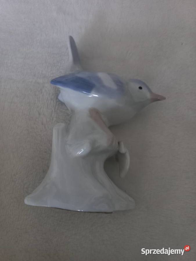 Figurka porcelanowa ptak Sikorka kujawsko-pomorskie Toruń