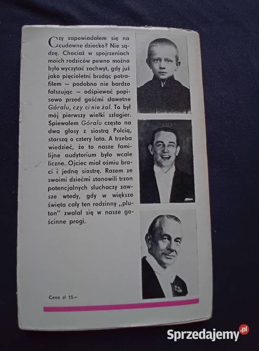 Mieczysław Fogg palanta do Belcanta Iskry 1971 r Antykwariat Koźminek