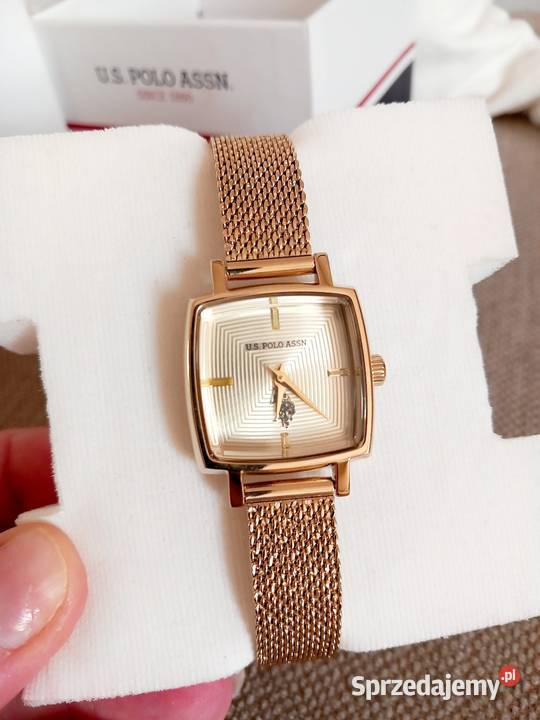 Zegarek damski US PoloAssn złoty