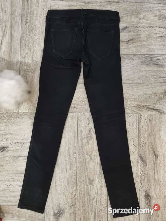 Spodnie denim skinny low waist 2832 czarny Legnica sprzedam