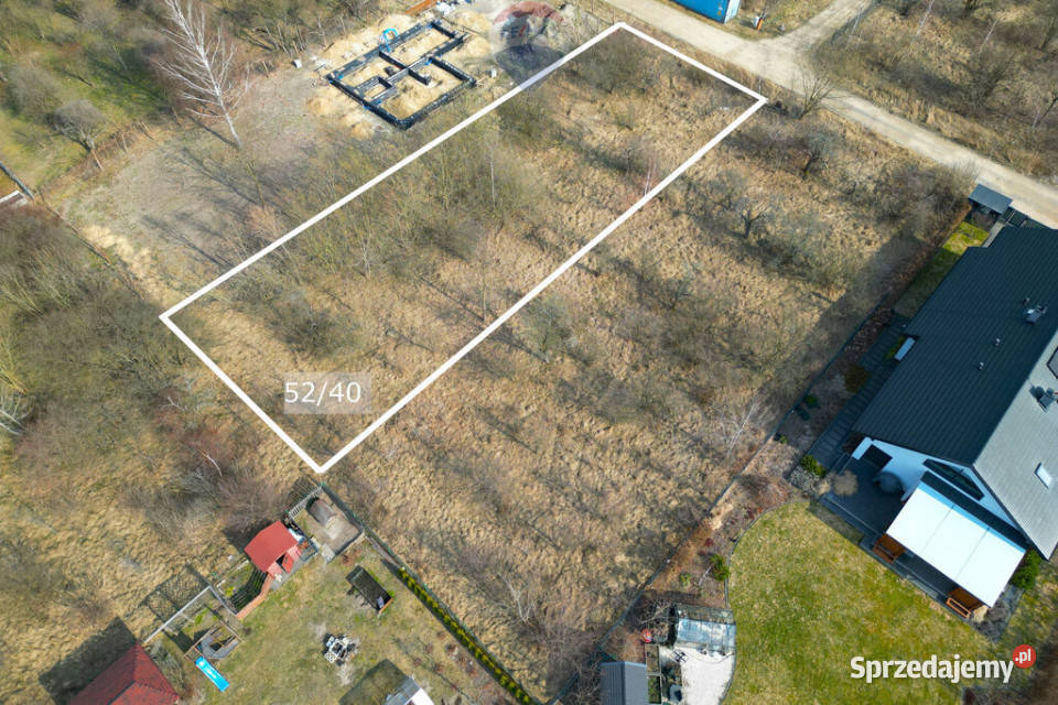 DZIAŁKA BUDOWLANA Z MPZP I WSZYSTKIMI MEDIAMI Baszkówka