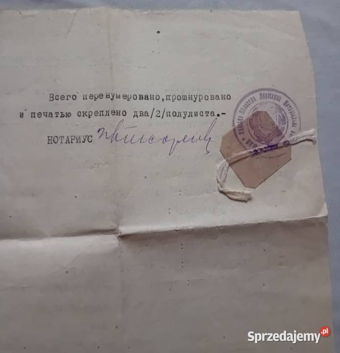 Odpis aktu urodzenia GG Lublin 1941 r potw wielkopolskie