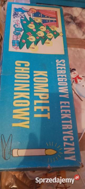 Lampki choinkowe z czasów PRLu sprzedam