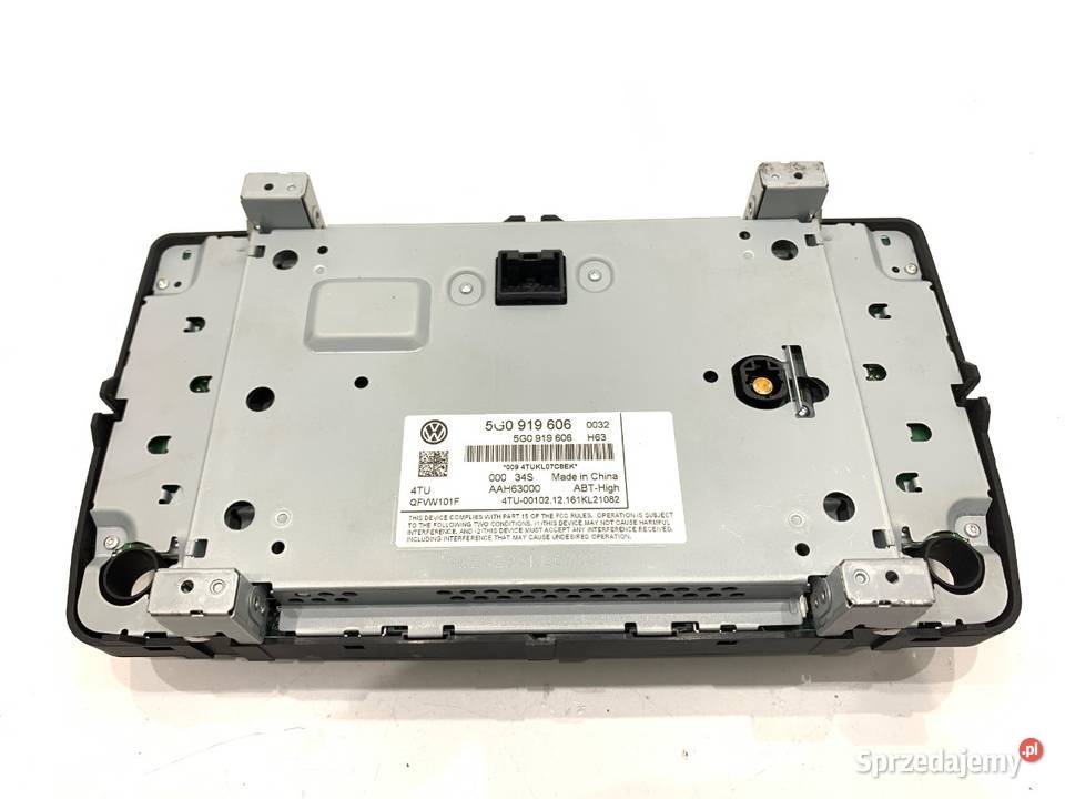 WYŚWIETLACZ VW TIGUAN 5G0919606 EKRAN MONITOR Liczniki i zegary