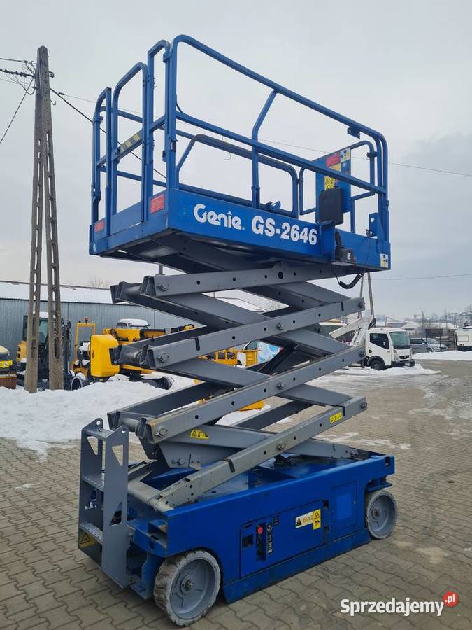 Podnośnik elektryczny nożycowy Genie GS2646 2008 Koła Dąbrowa Tarnowska