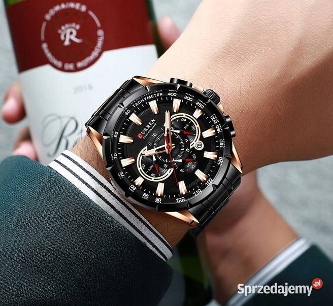 NOWY WODOODPORNY ZEGAREK MĘSKI CURREN NA PREZENT śląskie Sosnowiec