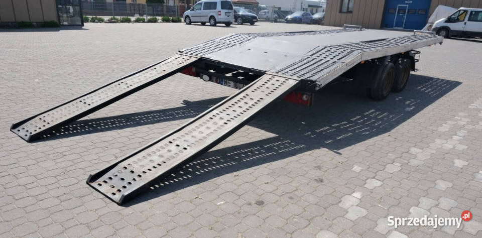 Przyczepa laweta SPIER EG2 do maszyn minikoparki mazowieckie