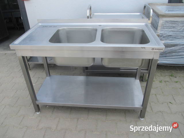 Zlew Gastronomiczny 2 Komorowy Z Półką 1206085