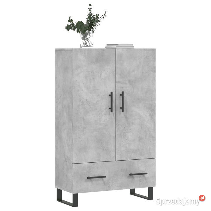 Wysoka szafka szarość betonu 695x31x115 WM828264 Pozostałe Warszawa