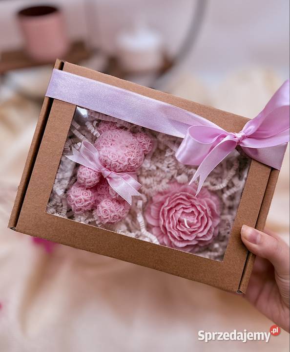 Box Walentynkowy ze świec sojowych zapachowych Piotrków Trybunalski