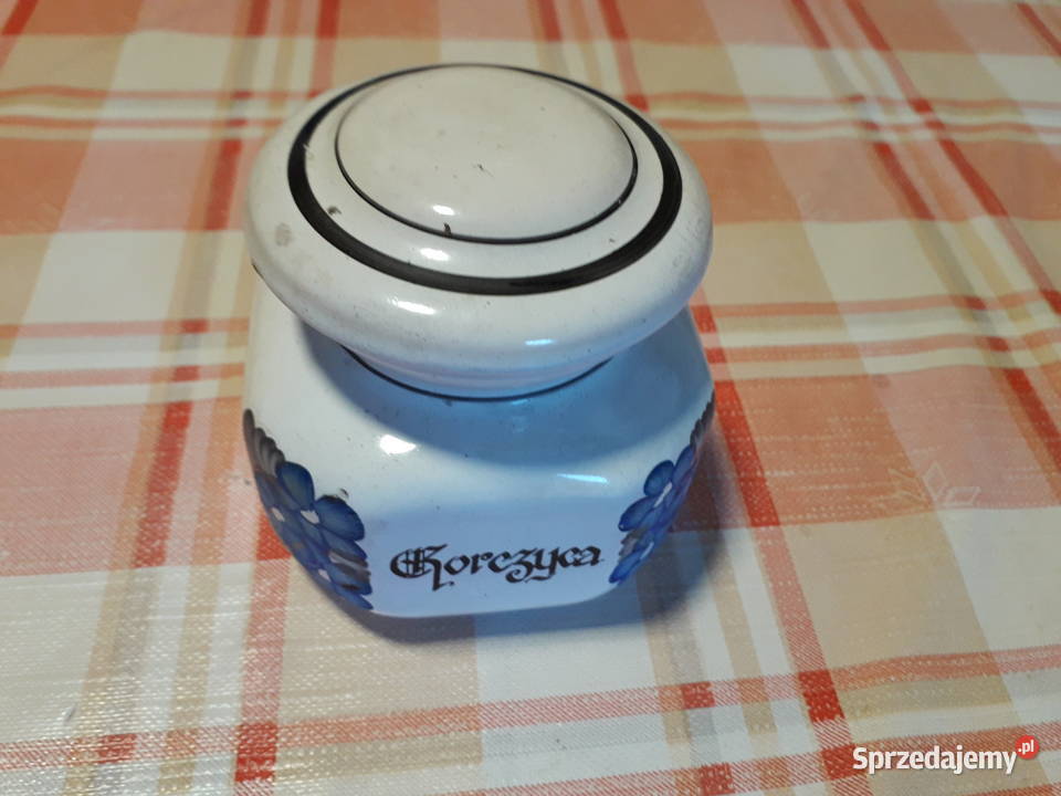 Zestaw 8 porcelitowych pojemników na przyprawy z Kraków