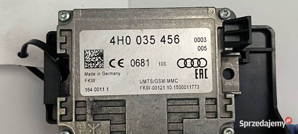 MODUŁ AUDI A6 C7 LIFT 4H0035456 Lipno
