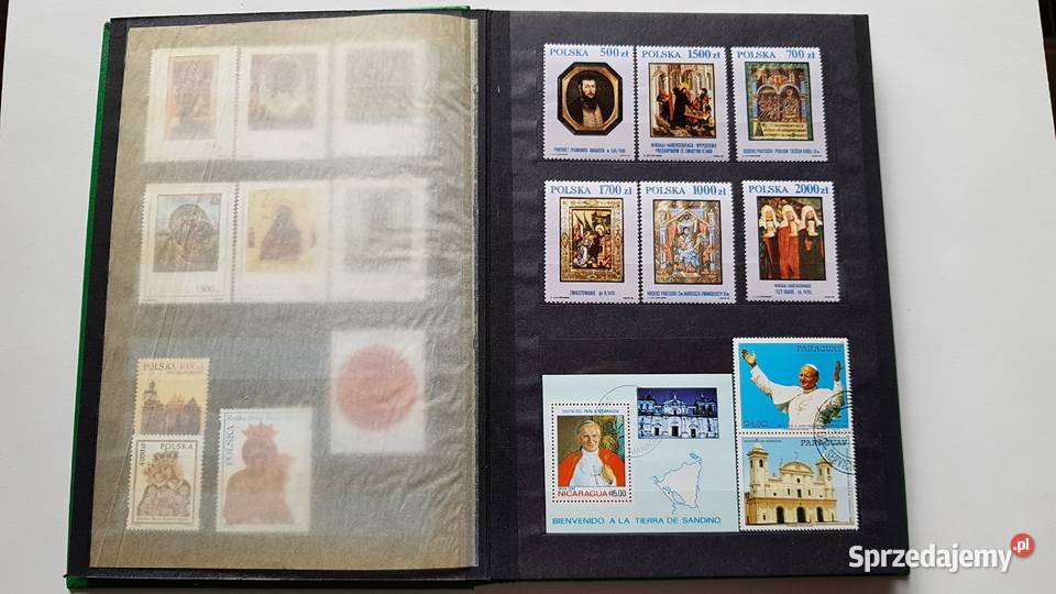 Zestaw 187 znaczków religia sport statki Dąbrowa Górnicza