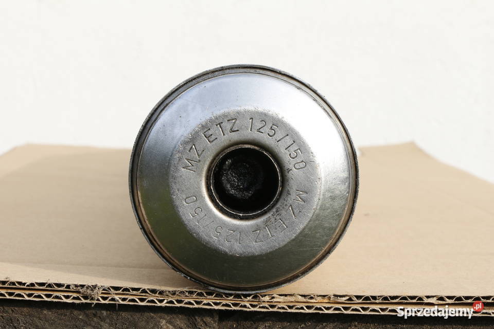 Tłumik MZ ETZ 125150 oryginał DDR Układ wydechowy Bieżuń