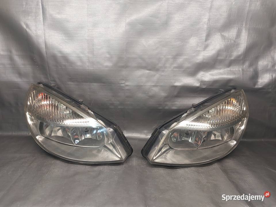 KOMPLET LewaPrawa Renault Megane Scenic II 2 osobowe Lampy przednie Grudziądz