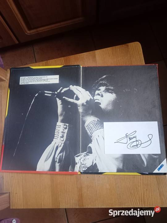 Sprzedam książke z autografem Jimmy Osmond Antykwariat Bytom
