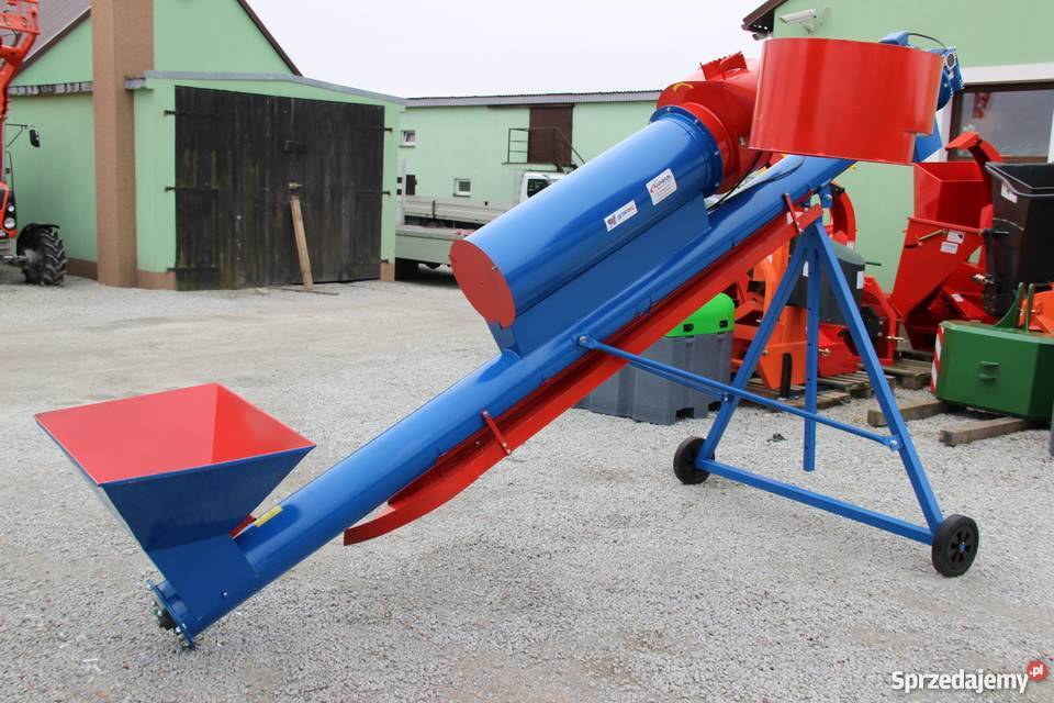 Przenośnik ślimakowy z czyszczarką pneumatyczną Maszyny rolnicze Rogóźno sprzedam