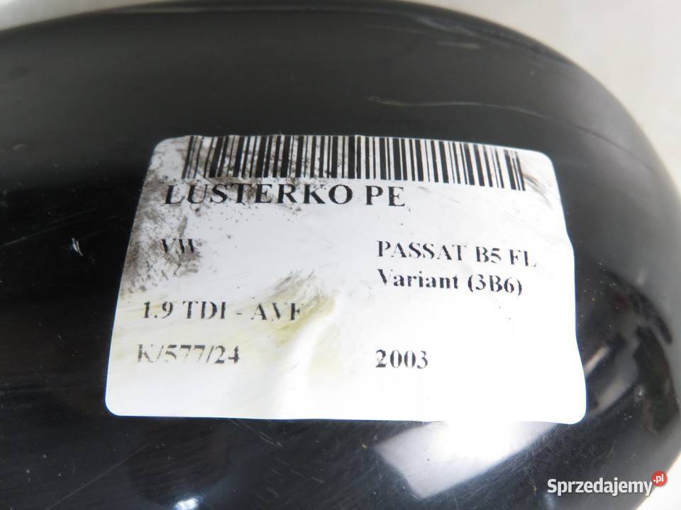 LUSTERKO PRAWE VW PASSAT B5 FL