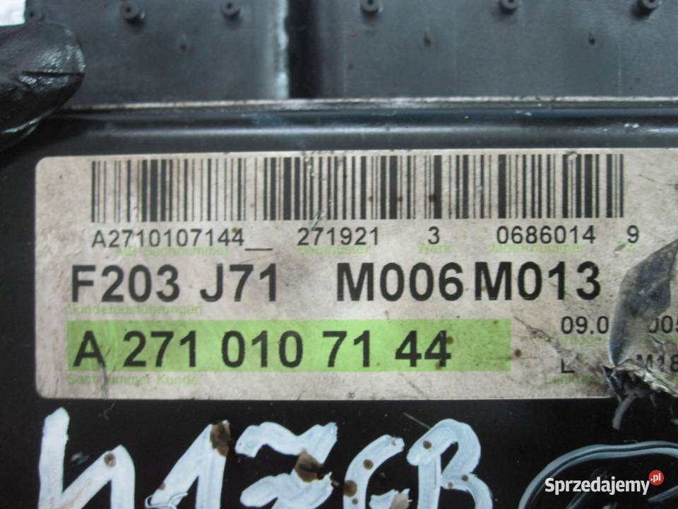 MERCEDES W203 18 B 07r komputer sterownik Komputery sprzedam