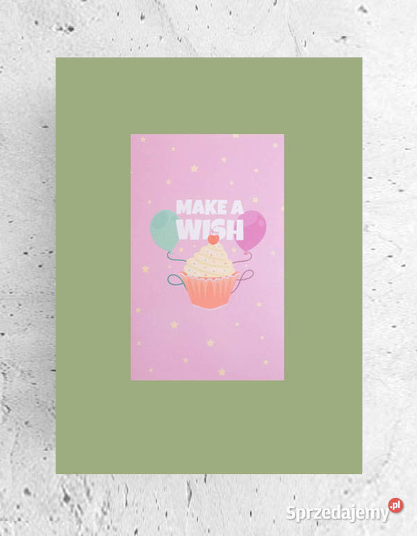 ciastko plakat 21x30 fajny plakat do kuchni boho