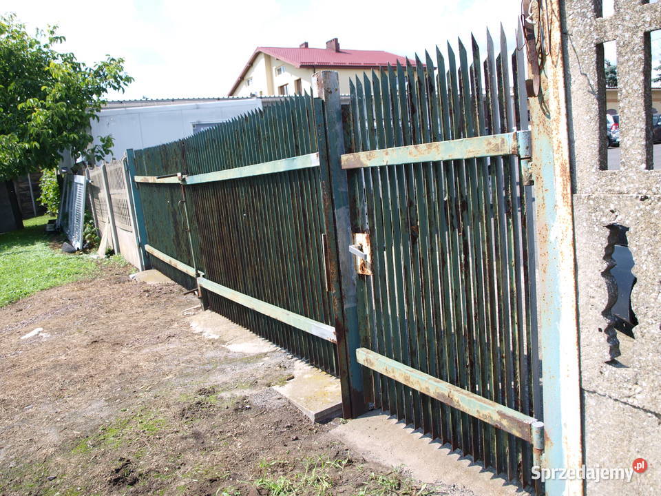 Brama wjazdowa dwu skrzydłowa 470 Furtka 1 m Kalisz