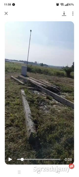 Słupy zbrojeniowe betonowe łódzkie Piotrków Trybunalski