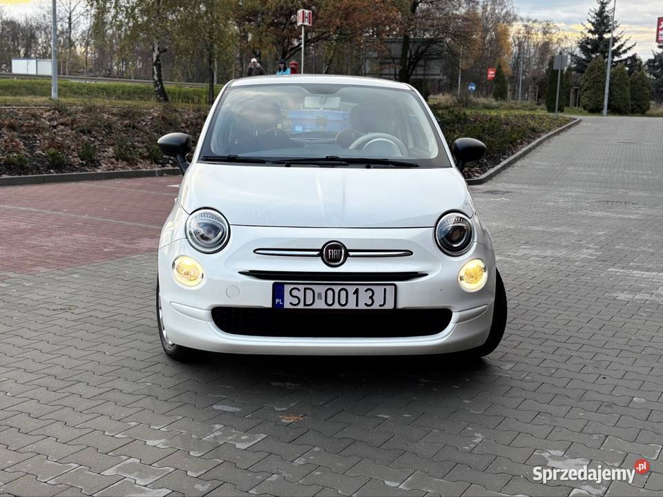 Fiat 500 lift krajowy bezwypadkowy LPG wielofunkcyjna kierownica śląskie Katowice