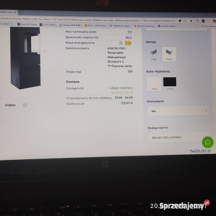 Kominek wolnostojący firmy Kratki śląskie Wisła